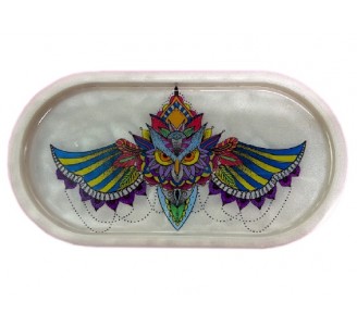 Oval Owl Tray (Acrylic Paints)