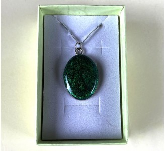 Bracelet, Pendant, Earrings Set (GREEN)